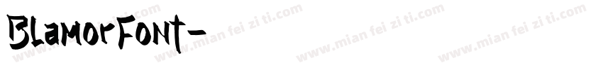 BlamorFont字体转换