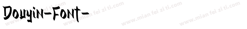 Douyin-Font字体转换