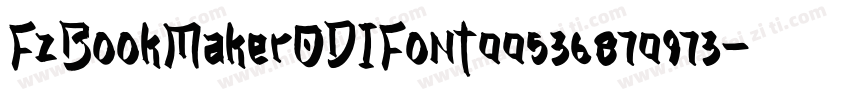 FzBookMakerODIFont00536870973字体转换
