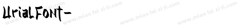 UrialFont字体转换