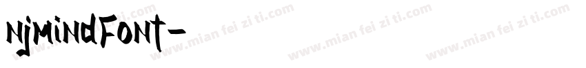 njmindFont字体转换