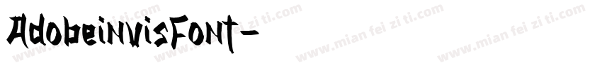 AdobeinvisFont字体转换