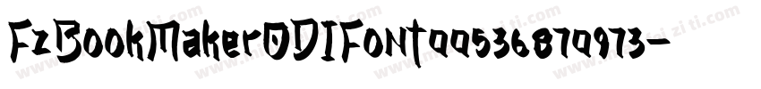FzBookMakerODIFont00536870973字体转换