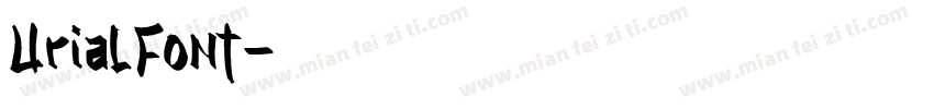 UrialFont字体转换