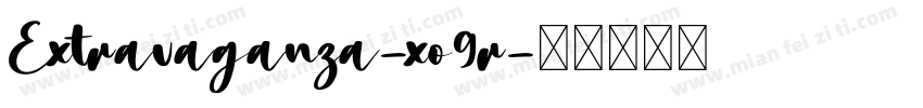 Extravaganza-xo9r字体转换
