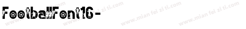 FootballFont16字体转换