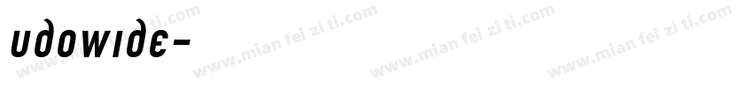 UdoWide字体转换
