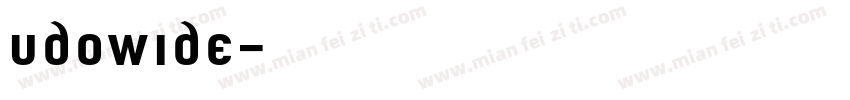 UdoWide字体转换