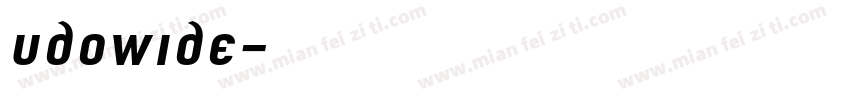 UdoWide字体转换