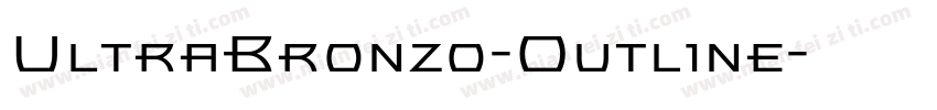 UltraBronzo-Outline字体转换