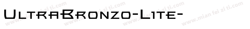 UltraBronzo-Lite字体转换