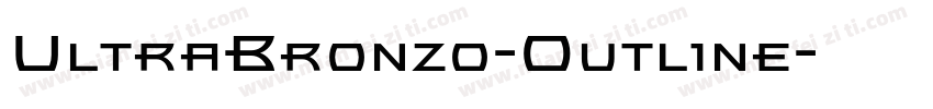 UltraBronzo-Outline字体转换