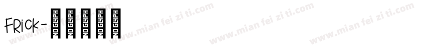 Frick字体转换