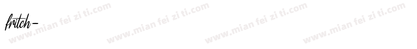 fritch字体转换