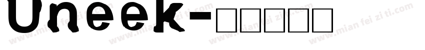 Uneek字体转换