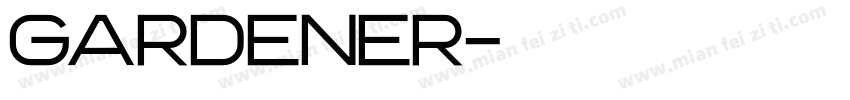 gardener字体转换