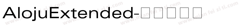 AlojuExtended字体转换