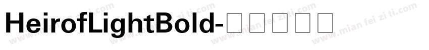 HeirofLightBold字体转换