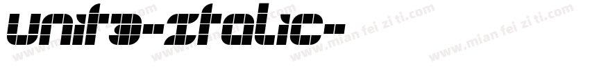 Unit3-Italic字体转换
