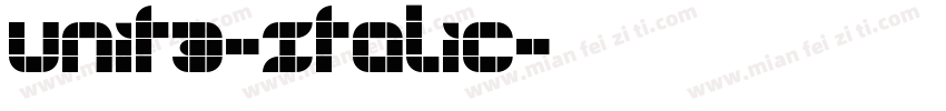 Unit3-Italic字体转换