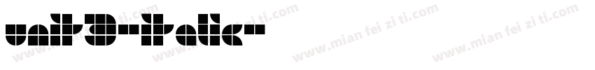 Unit3-Italic字体转换