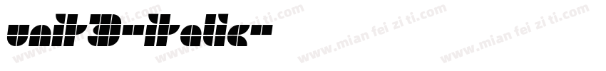 Unit3-Italic字体转换