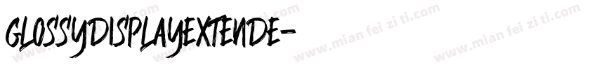 GlossyDisplayExtende字体转换
