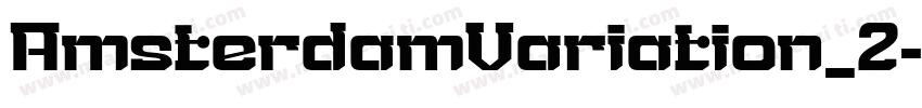 AmsterdamVariation_2字体转换