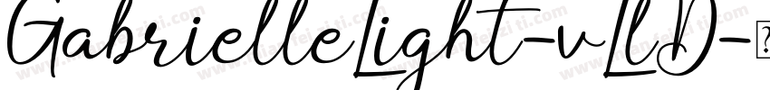 GabrielleLight-vLlD字体转换
