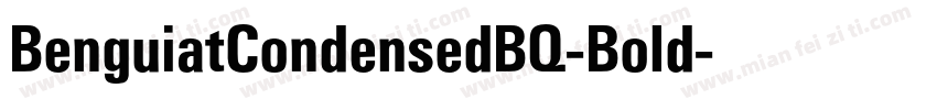 BenguiatCondensedBQ-Bold字体转换