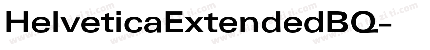 HelveticaExtendedBQ字体转换