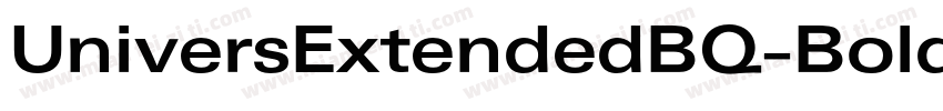 UniversExtendedBQ-Bold字体转换