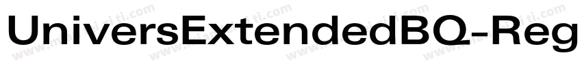UniversExtendedBQ-Regular字体转换