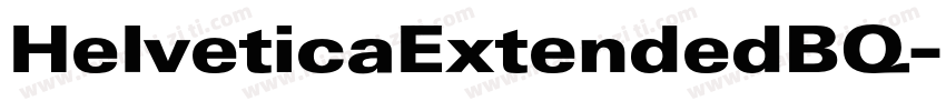HelveticaExtendedBQ字体转换