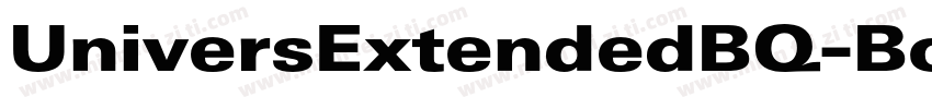 UniversExtendedBQ-Bold字体转换