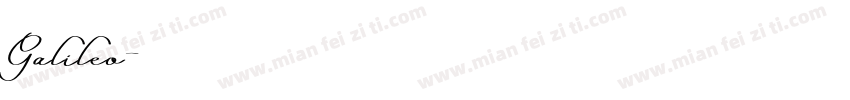 Galileo字体转换