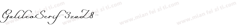 GalileoSerif-3zaZ8字体转换