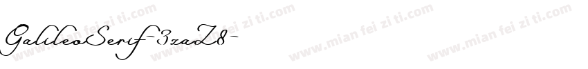 GalileoSerif-3zaZ8字体转换