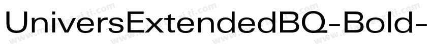 UniversExtendedBQ-Bold字体转换