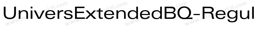 UniversExtendedBQ-Regular字体转换