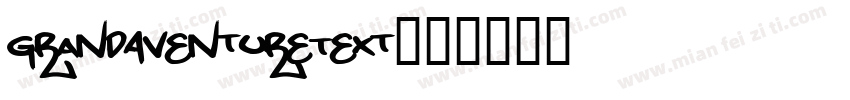 GrandAventureText字体转换