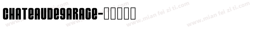 ChateaudeGarage字体转换
