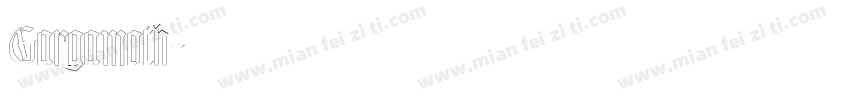 Gargamoth字体转换