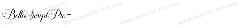 BelloScriptPro字体转换