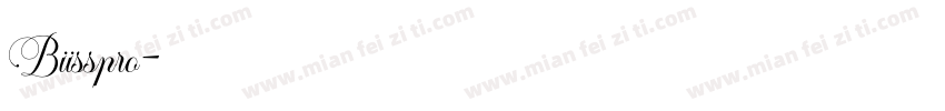 Biisspro字体转换