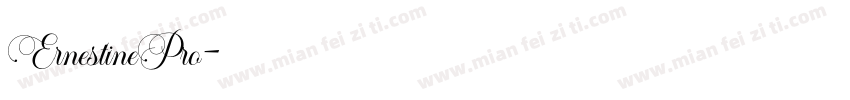 ErnestinePro字体转换