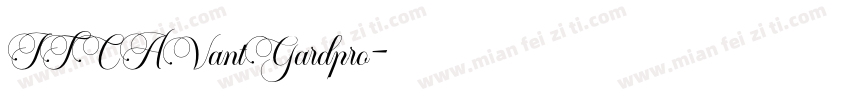 ITCAVantGardpro字体转换