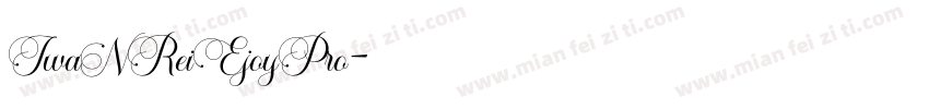 IwaNReiEjoyPro字体转换