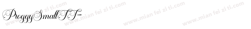 ProggySmallTT字体转换
