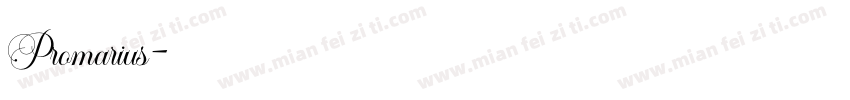 Promarius字体转换